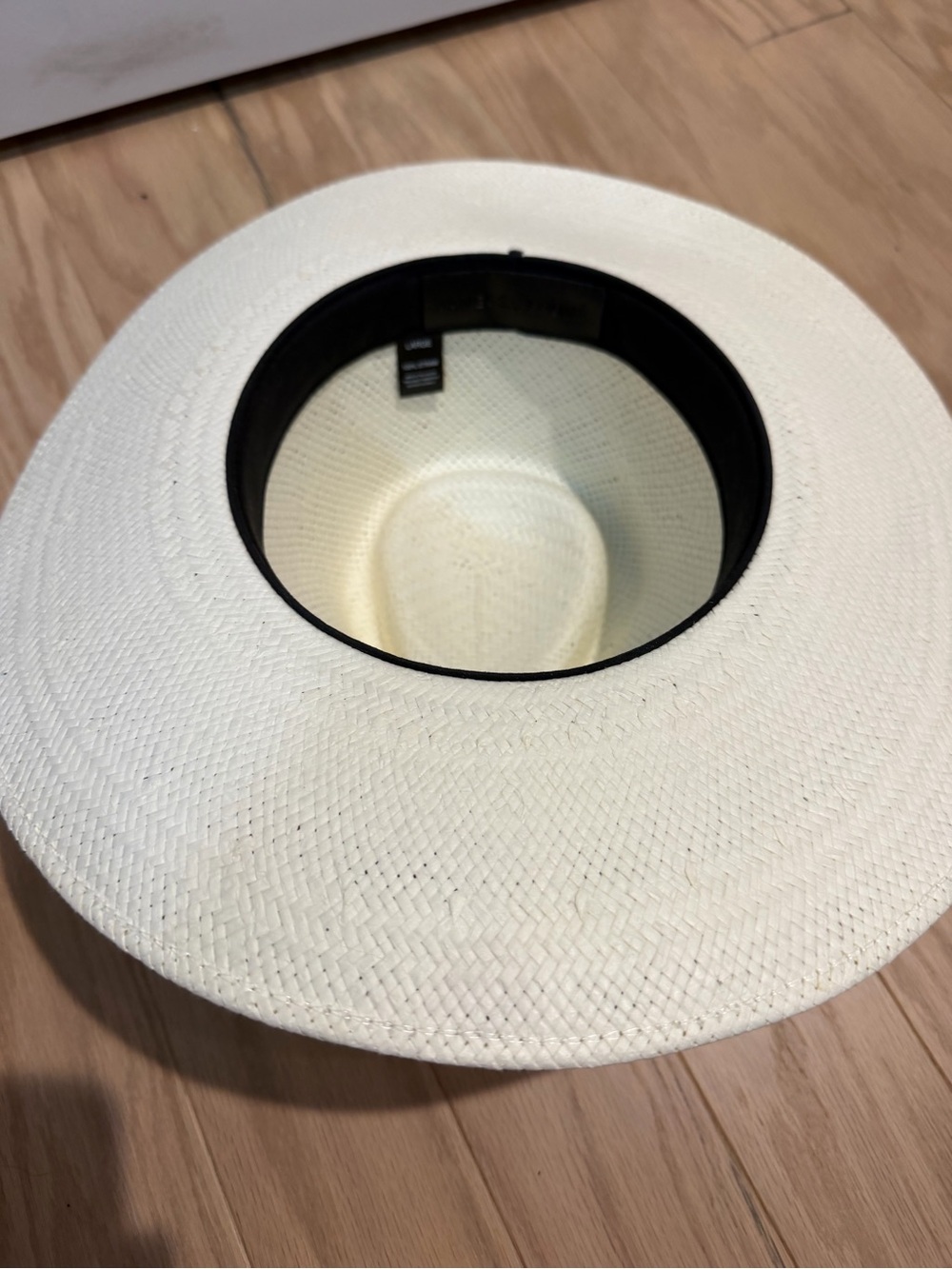 Janessa Leone Wide-Brim Hamilton Hat in White - Picture 6 of 7